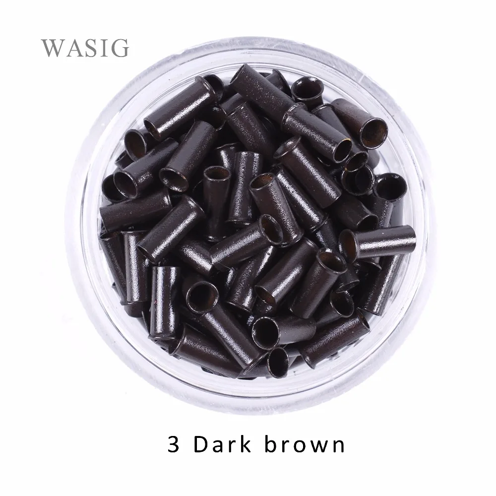 

2.8mm*2.3mm*7mm copper tubes Micro Rings/links/beads/pipe Hair Extension Tools 1000pcs/lot 7 colors Optional