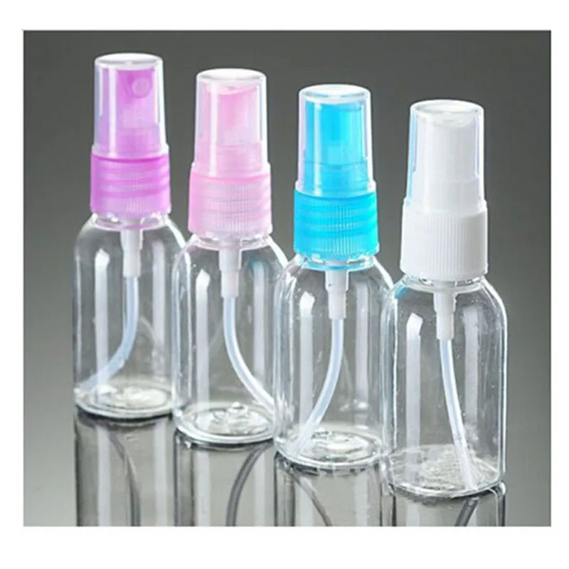 20pcs 30ML Empty Transparant Refillable Bottles Pump Pressure Atomizer Spayer Bottles Perfume Container Hydrating Bottle