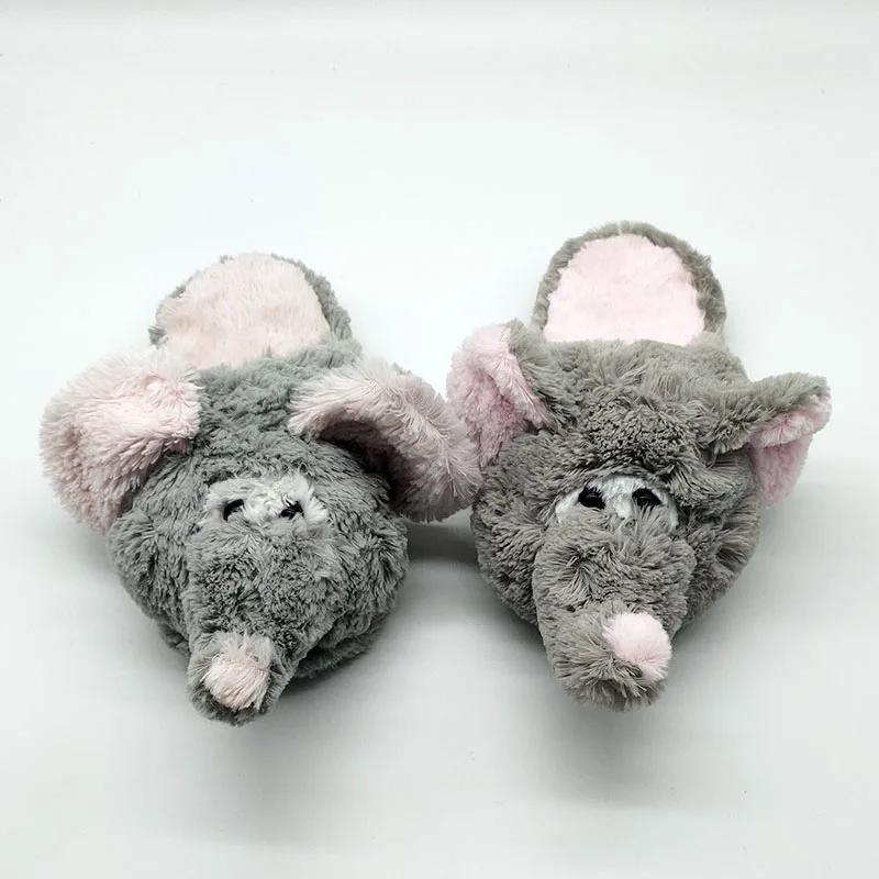 elephant Custom slippers Home House Slipper Children indoor warm custom fur slippers Unisex Cute shoes men women winter slippers