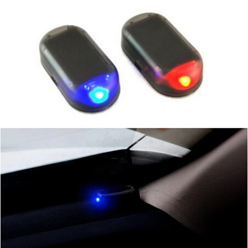 1PCS Solar Power Car Alarm Lamp Security System Warning Theft Flash For Ford Focus 2 3 4 Fusion Fiesta MK2 MK3 MK4 Escape