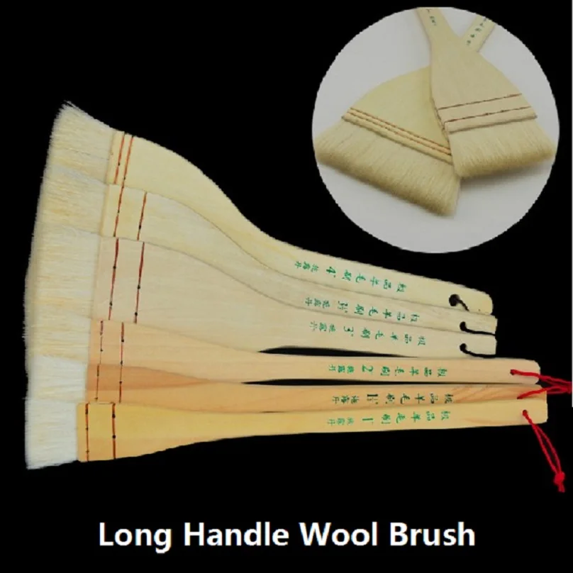 Long Handle  Wool Brush  Watercolor Gouache Paint Brush