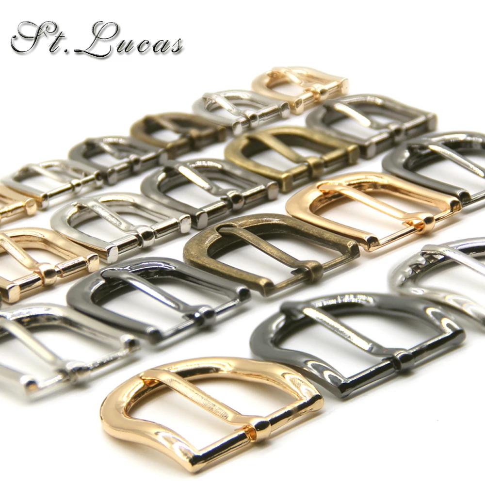 10pcs/lot 11mm/13mm/15mm/20mm/25mm silver bronze gold Square metal shoes bag Belt Buckles decoration DIY Accessories Sewing