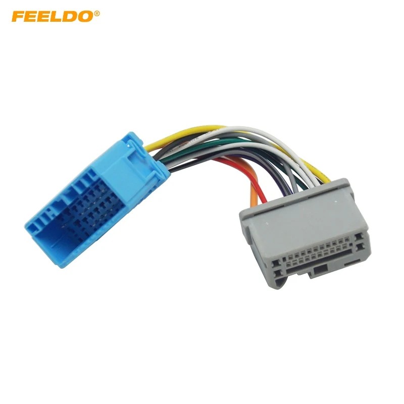 

FEELDO 1PC Car Stereo Audio Wire Cable Adapter For Honda Fit Transfer Wire Harness Convert Cable 1.3CD To 1.5CD Head Unit