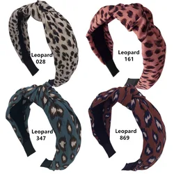 Non-slipping Hairbands Teen Girls Women Trendy Velvet Headbands Beauty Turban Knotted Leopard Headband Hair Hoop Accessories