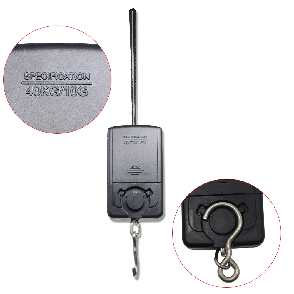 Hot Sale 40kg x 10g Portable Mini Electronic Digital Scale Hanging Fishing Hook Pocket Weighing 20g Scale