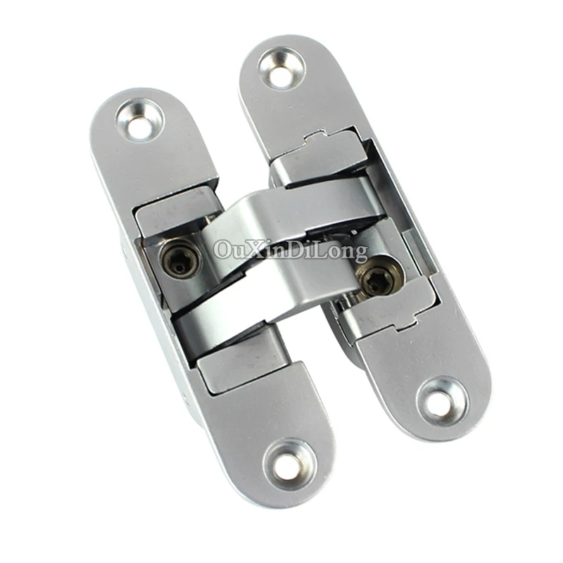 

HOT 1PCS 3D Adjustable Invisible Door Hinges Hidden Concealed Heavy Duty Door Caravan Worktops Hinges Furniture Hardware