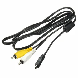 Micro USB męski na 2 RCA AV Adapter kabel audio-wideo dla inteligentnego telefonu