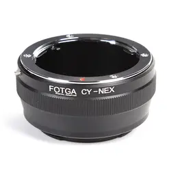 Fotga Adattatori per Obiettivi Fotografici Anello per Contax Yashica Cy per Sony E Mount A7III A9 NEX-7 NEX-3 NEX-5T/5 NEX-6 Telecamere