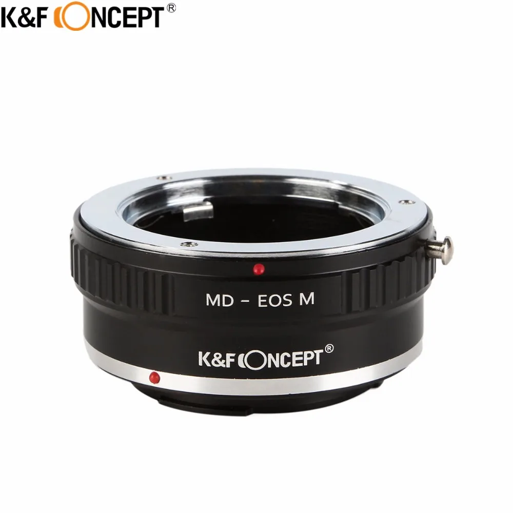 

K&F CONCEPT Camera Lens Mount Adapter Ring For Minolta MD/MC Lens to for Canon EOS M EF-M Mount Mirrorless Camera Body