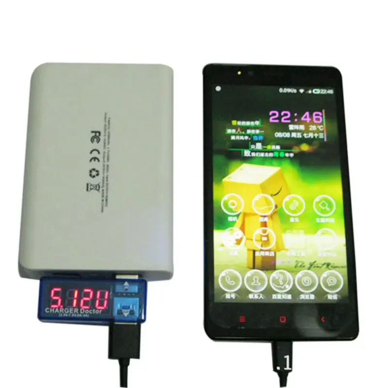 Digital Display Hot Mini USB Power Current Voltage Meter Tester Portable Mini Current and Voltage Detector Charger Doctor