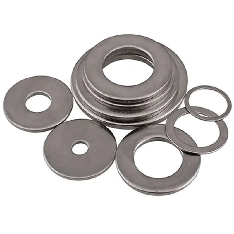 

10pcs M16 Ultra-thin stainless steel washers flats washer gasket flat pad thickness 0.1mm-1mm 20mm-22mm Outer diameter