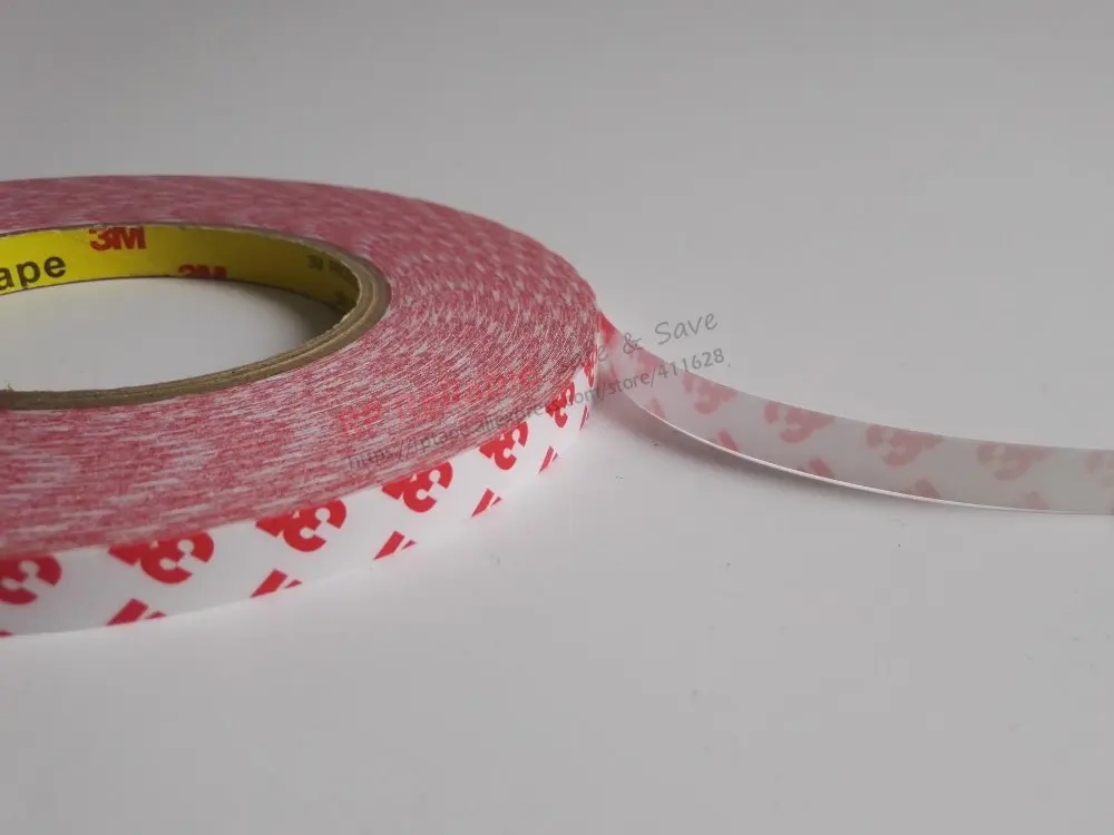 3M Double Sided Tape Perekat Ultra Tipis Viskositas Diimpor Tahan Suhu 55236 Kuat Dua Sisi Perekat 50M