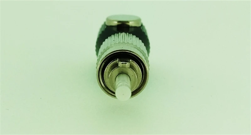 Adaptador de fibra nua FC tipo REDONDO prata cor preta metal FC UPC acoplador ftth de fibra óptica nua teste OTDR frete grátis 5 peças