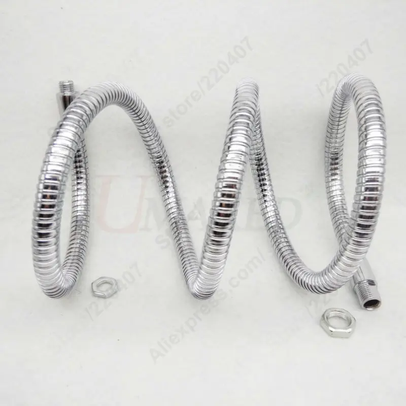 2pcs led gooseneck Dia10MM 20-100CM universal hose led lighting accessories iron pipe for table lamp Flexible holder desk light