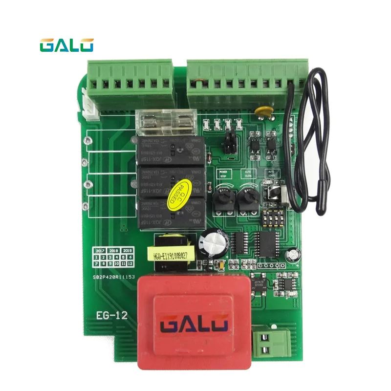 Sliding gate opener motor control unit PCB controller circuit board electronic card for KMP series