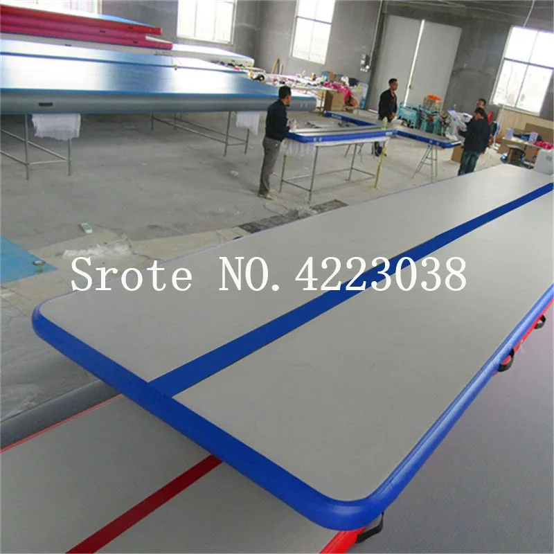 Pista da ginnastica gonfiabile spessa 7x2m 20 cm di spedizione gratuita, pista da palestra gonfiabile economica, pista d'aria gonfiabile in vendita