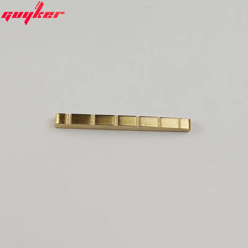 Solid Brass Slotted Guitar Nut 43*3.5MM For ST Guitars NUT-ST