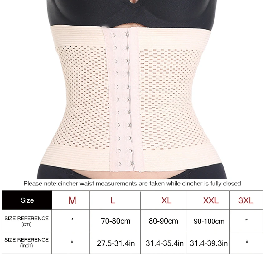 Sexy Ladies Tummy Trimmer Waist Slimming Belt Firm Compression Waist Cincher Body Shapers Plus Size Women Slimming Body Shaper