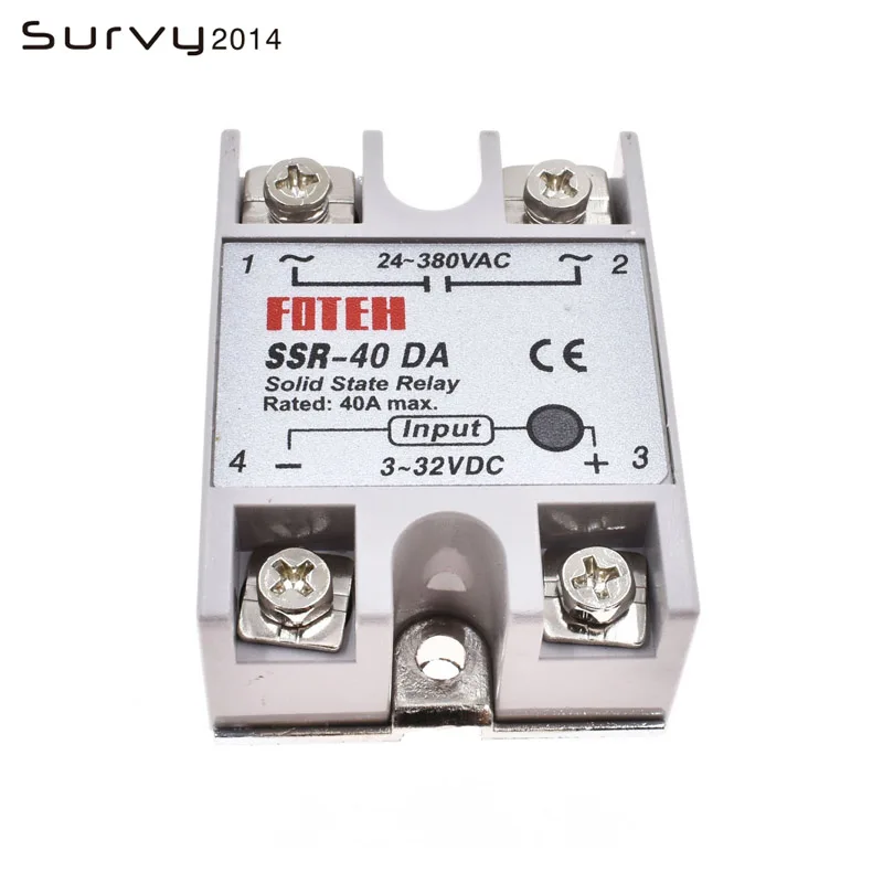 Solid State Relay SSR-100DA SSR-75DA SSR-60DA SSR-50DA 10DA 25DA 40DA Actually 3-32V DC TO 24-380V AC SSR 100DA 75DA 60DA 50DA