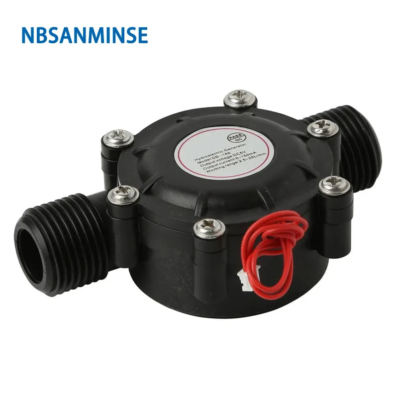 SMB-168 G1/2 Water flow generator DC5V  For Water Flow Used for home lighting, sanitary ware, charging 3V5V battery NBSANMINSE