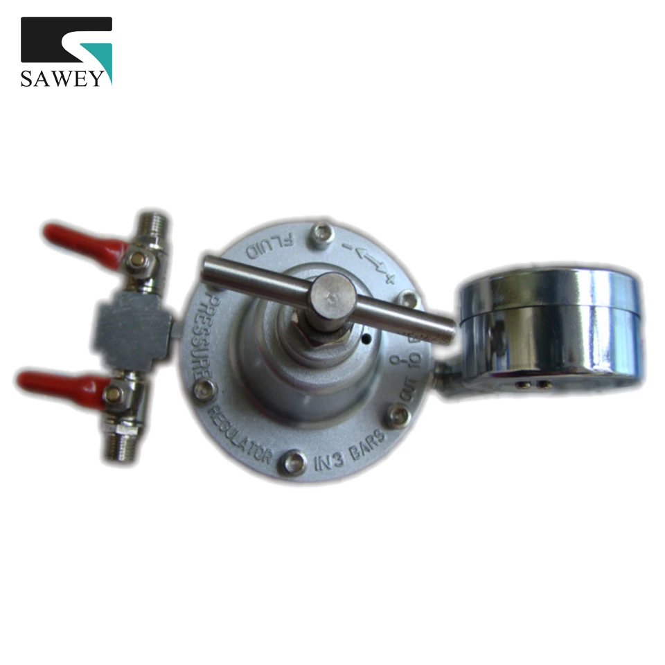 Fluid paint  Pressure Maintaining stabilizing Valve Regulator, adjustable gauge BIG FLOW, can be link with 2~6 spray guns