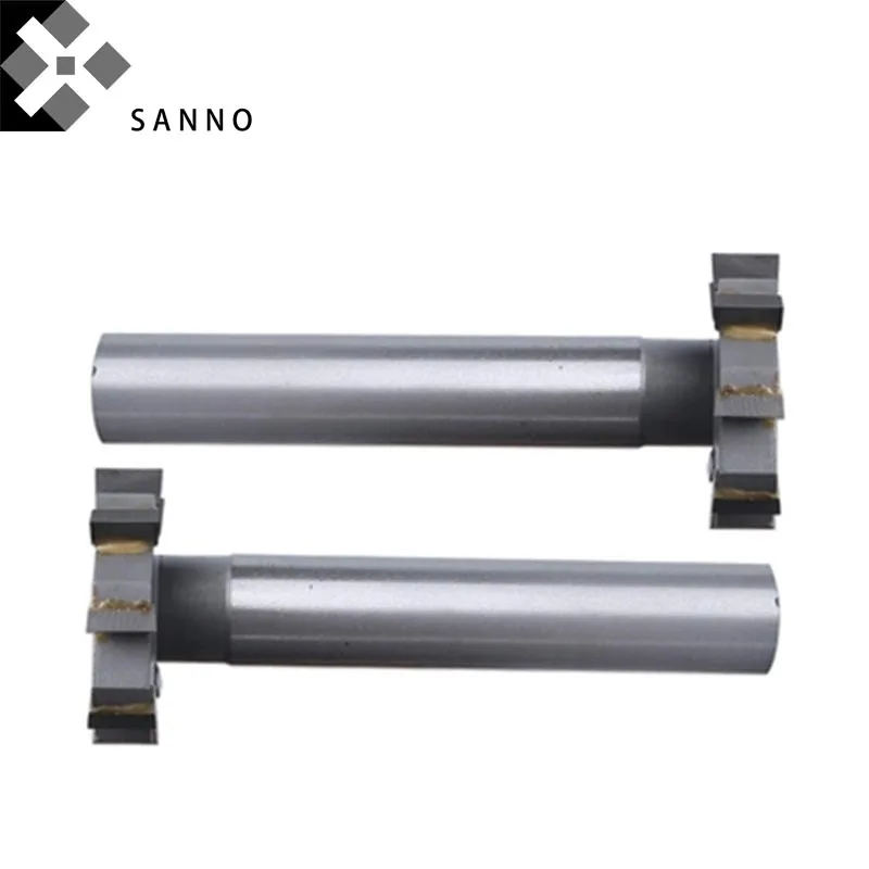 Imagem -03 - Tungsten Steel t Milling Cutter Cnc Grooving Tools t Slot Cnc Lathe Mills para Corte de Metais D45x3x20x100 mm D60x14x20x115 mm