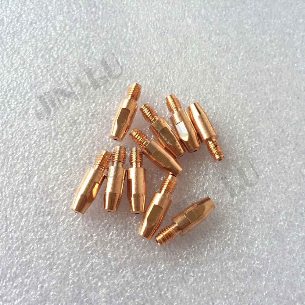 

Type 24KD 25AK E-Cu M6*28 ( 0.8 0.9 1.0 1.2mm ) Contact Tip Mig Torch Welding Consumables 100PCS