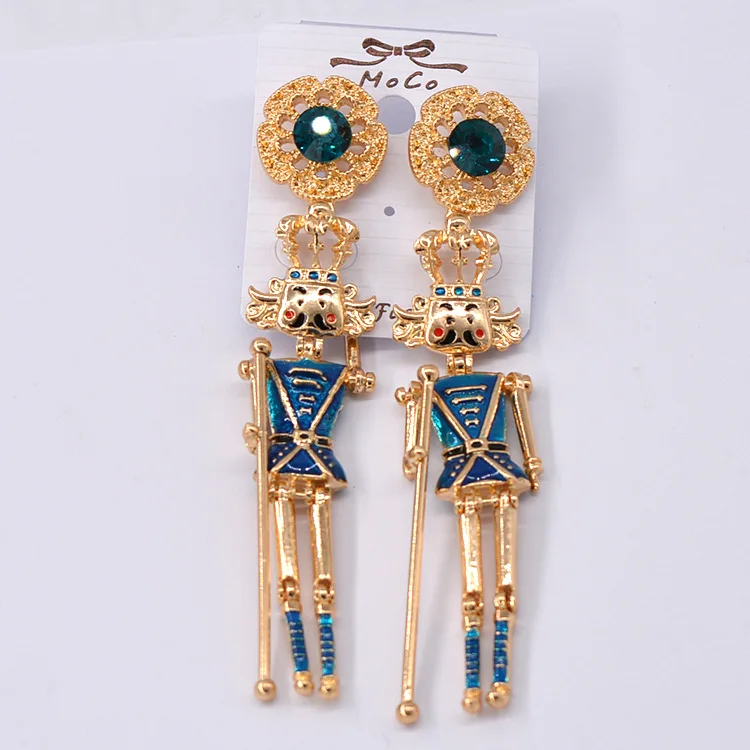 

King's Idol Drops Rhinestone Fashion Earrings for women