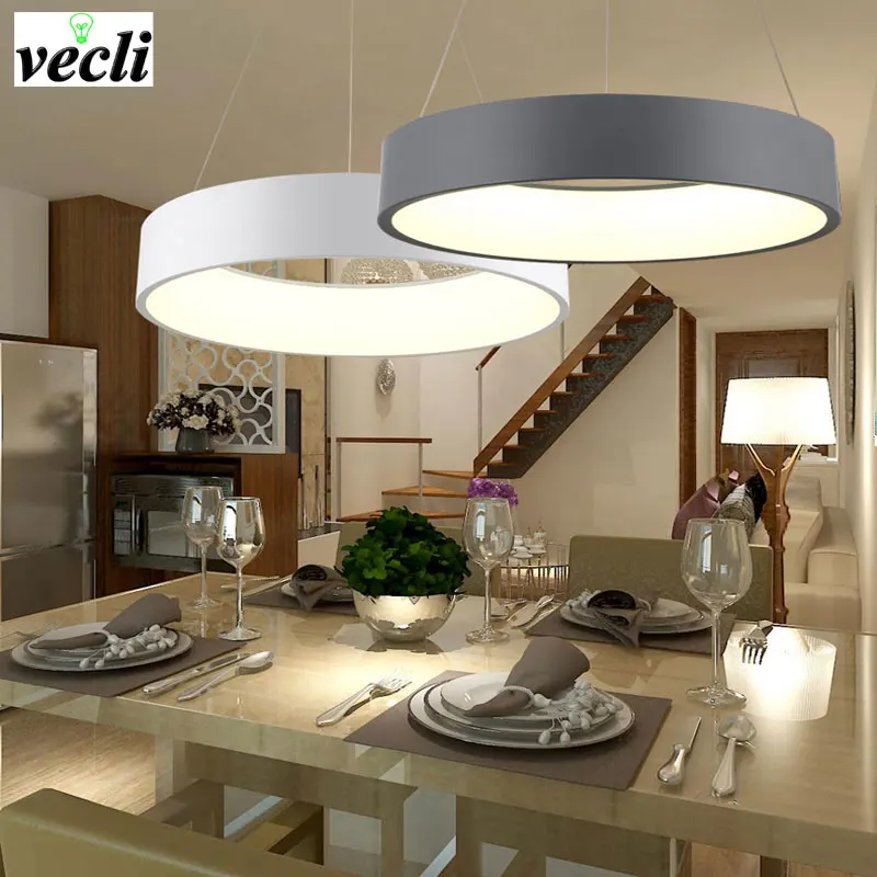 45cm round led lamp restaurant living room hotel hall office dining room Chandelier hanging light pendant lamp household suspend