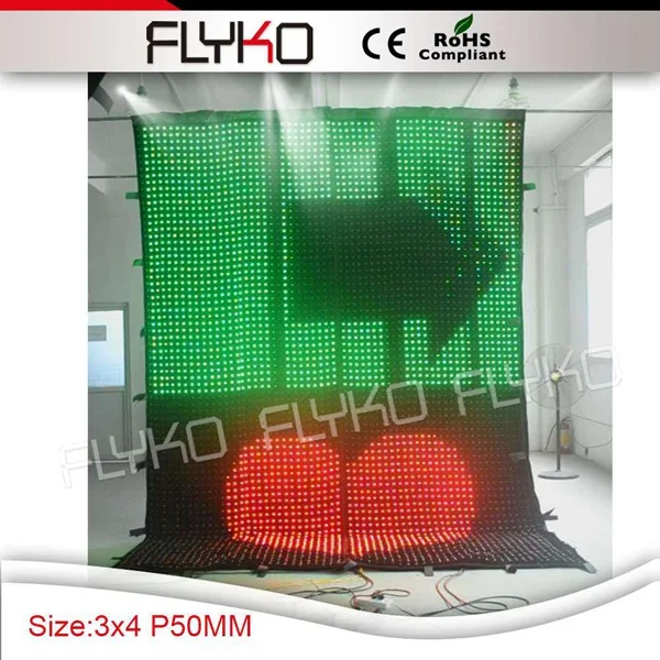 p5 4x3m indoor led video wall display led display