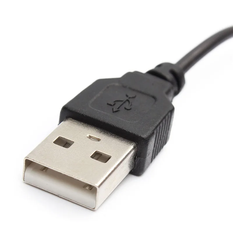 USB to DC 5.5x2.1mm Power Cord for Small Fan Table Lamp Toy Router Small Audio Radio Game Console Charging Cable