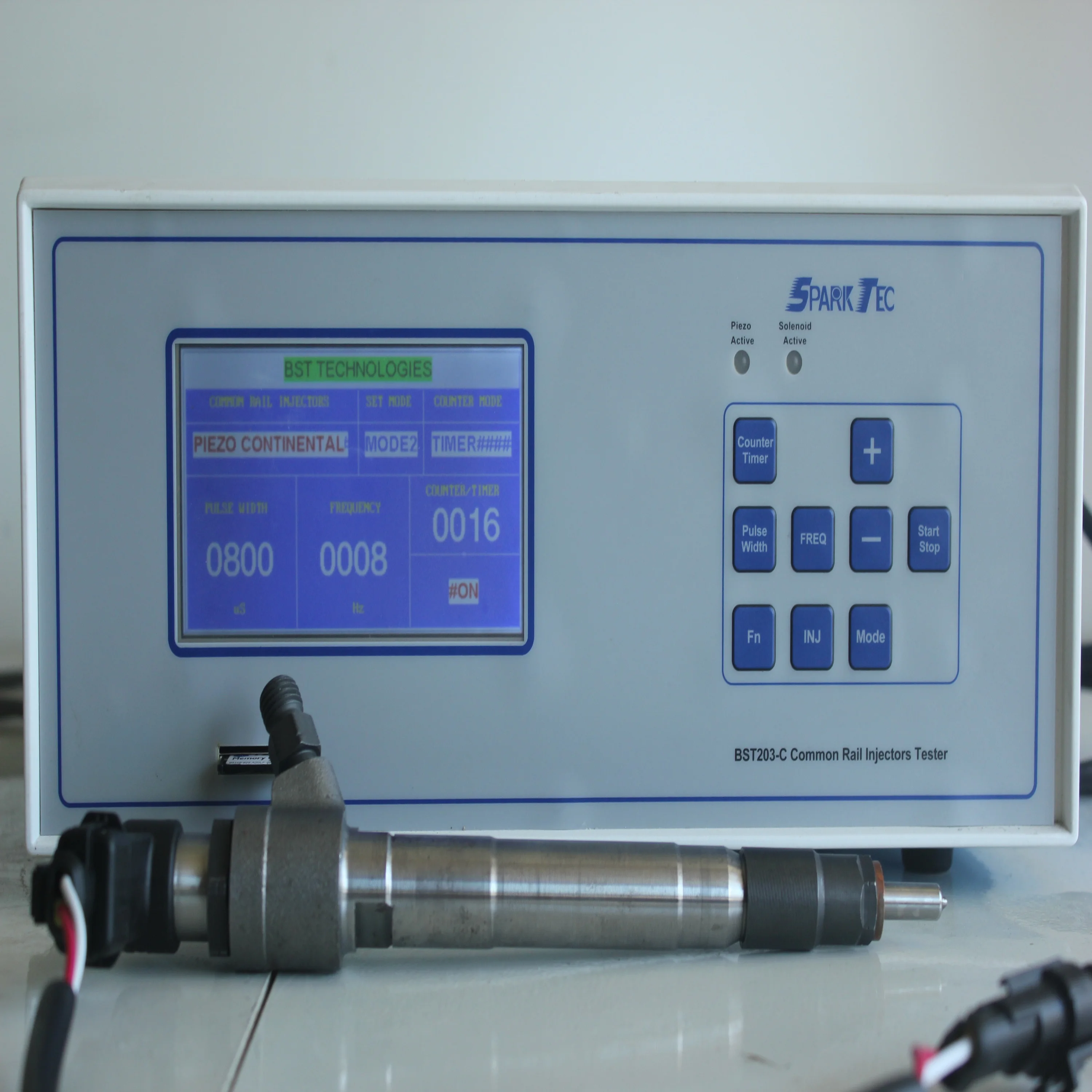 

BST203-C piezo & electromagnetic common rail injector tester 60Hz frequency (New Research, SD card, LCD screen)