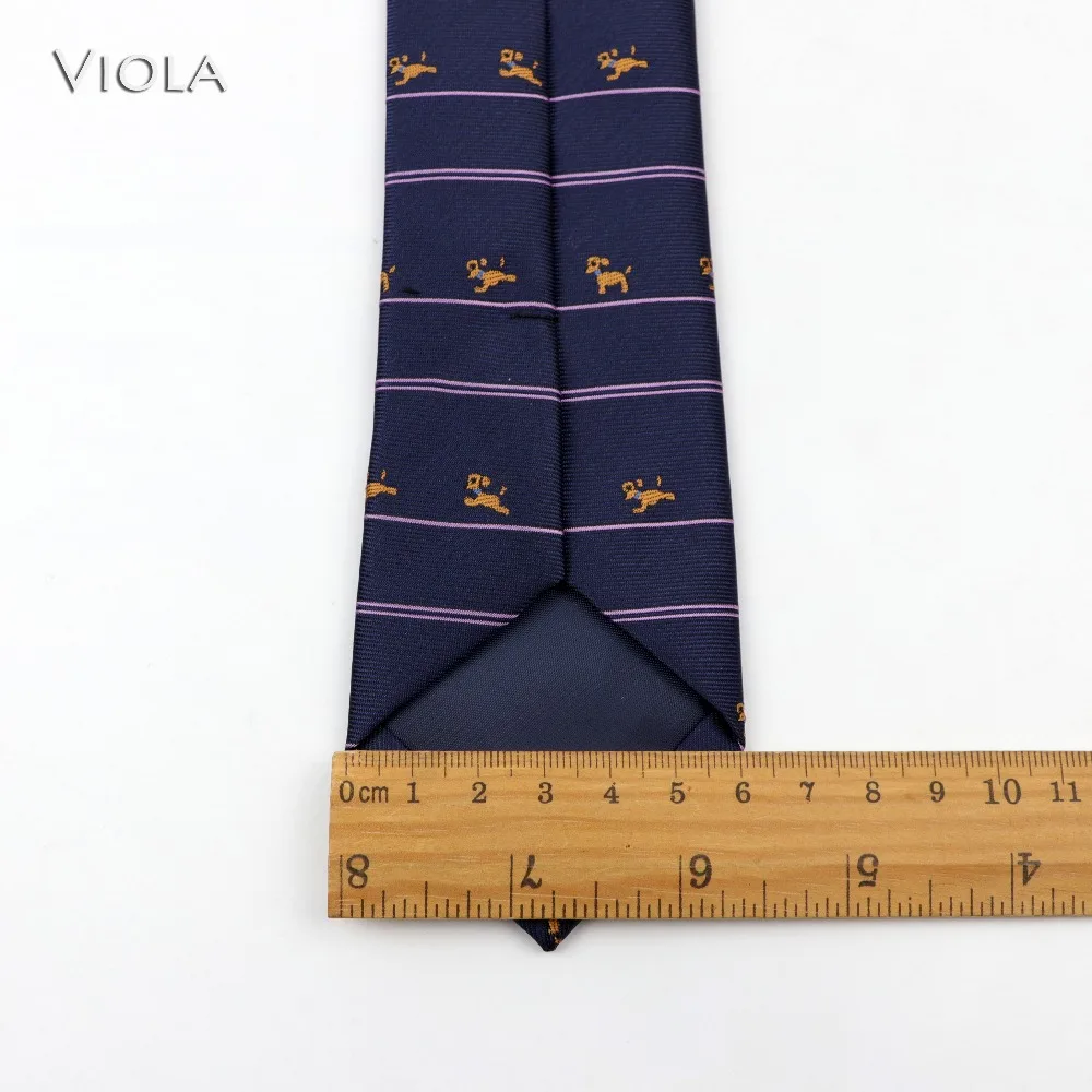 Corbata Jacquard de perrito de dibujos animados para hombre, corbata delgada de poliéster informal estrecha, esmoquin de negocios, camisa de regalo, accesorios para hombres, 6cm