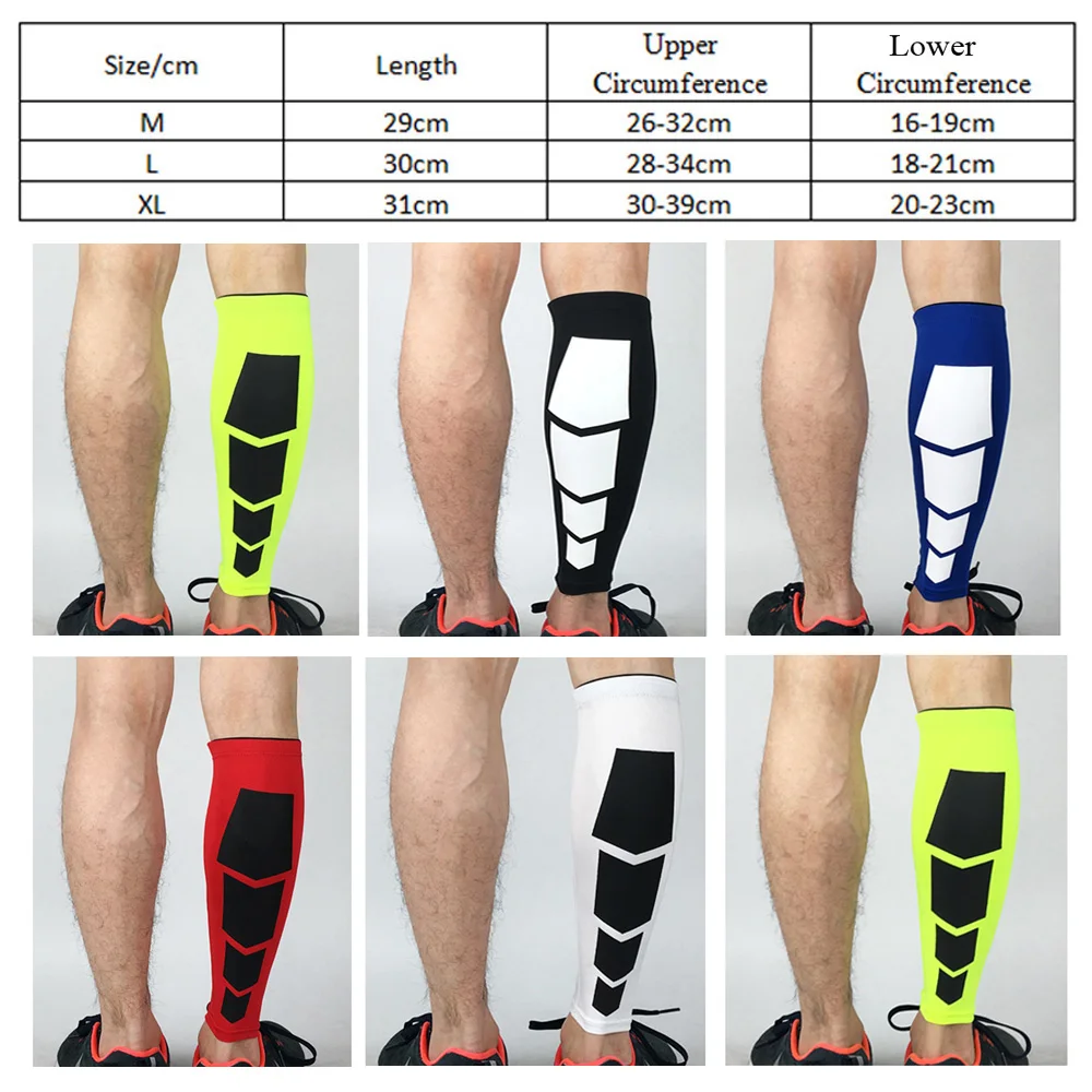 Sport Protector Hohe Elastizität Sport Beinlinge Unteren Bein Druck Socken SPSLF0011