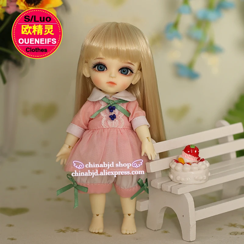 

Одежда для кукол BJD SD 1/8, Розовая Одежда для девочек с белыми штанами, симпатичные стильные аксессуары для кукол YF8-9