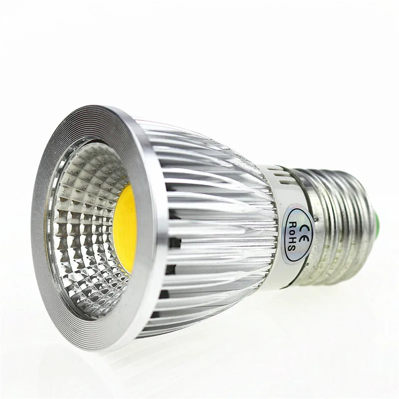 Imagem -02 - Led Cob Bulb Lamp E27 9w12w Ac110v 15w Levou Holofotes 220v para Casa Teto Decorar Iluminar Quente Esfria Whit 10x