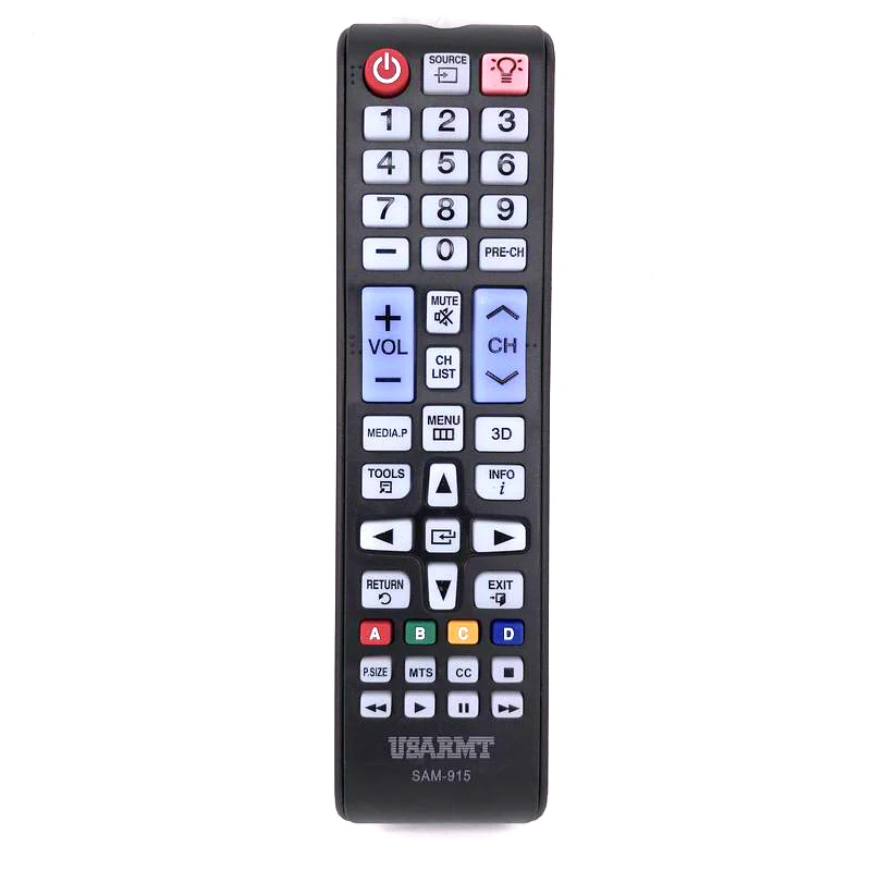 

USARMT Brand New General SAM-915 For Samsung Universal TV With 3D Funtion Remote Control AA59-00823A AA59-00818A BN59-00609A