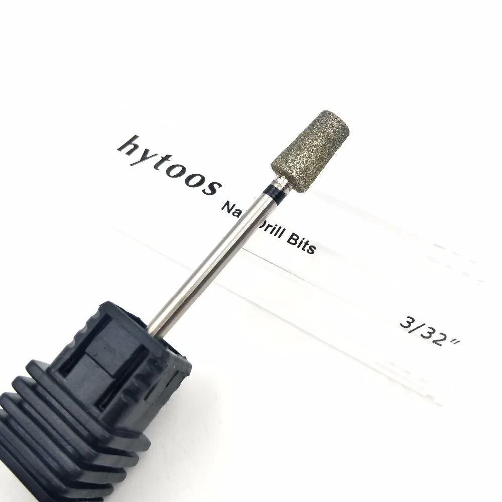 HYTOOS Diamond Nail Drill Bit Rotary Burr Cuticle Clean Manicure Cutters Drill Accessories Nail Beauty Tool Mills-BM0509D