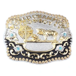 Cowboy Stijl Gesp Grote Gouden Riem Agio Paard Ontwerpen Wereldkampioen Voor Mannen Breedte 4.0Cm