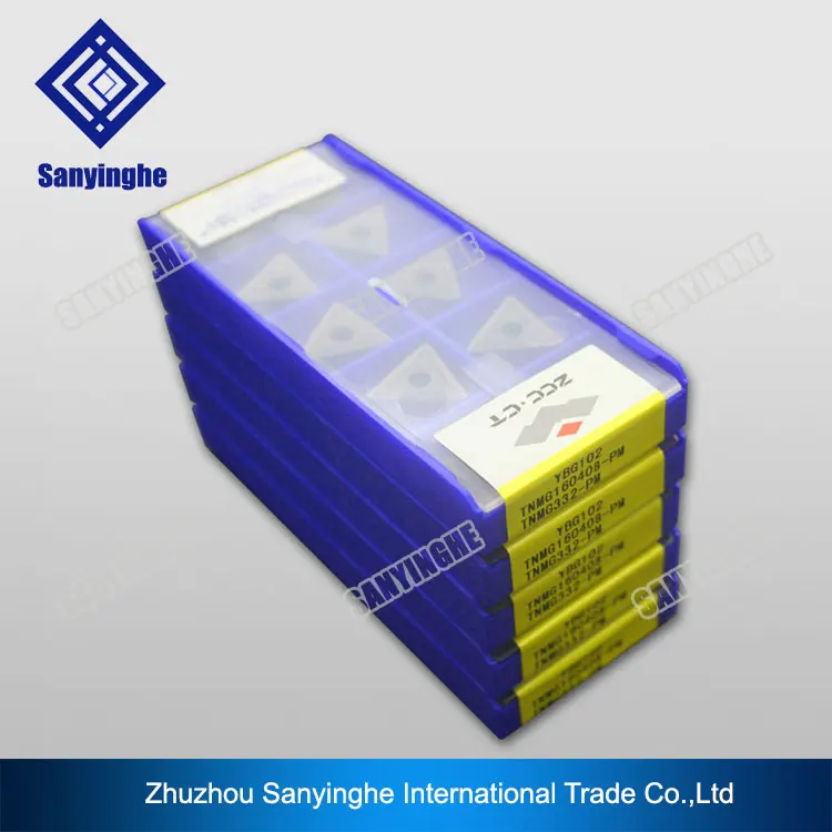 YBG102 TNMG160408-PM CNC machining inserts for steel turning (10pcs/lots)