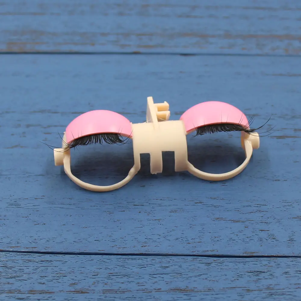 For 1/6 Blyth eyes mechanism New cute pink eyelids can make sleepy eyes with