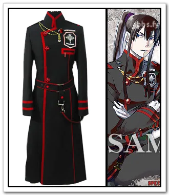 Yuu Kanda Long Jacket Uniform Anime Cosplay Costume 110