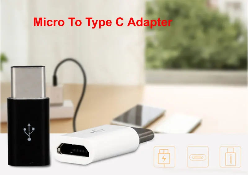 Переходник Micro USB (гнездо)/Type c (штекер), для зарядки и синхронизации данных, USB-C, для Xiaomi Mi 5, oneplus, Letv