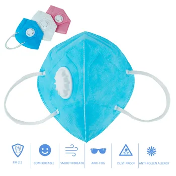 10 sztuk jednorazowe składane kolorowe maski przeciwpyłowe Respirator odporna na kurz maska ​​pracy dla majsterkowiczów dom czysty stolarz polerowanie codziennego użytku