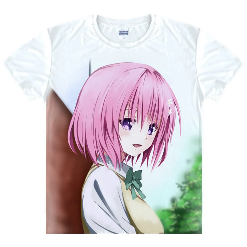 Coolprint Japanese Anime Shirt To Love-Ru T-Shirts Multi-style Golden Darkness Yami Momo Velia Deviluke Cosplay Costume Kawaii