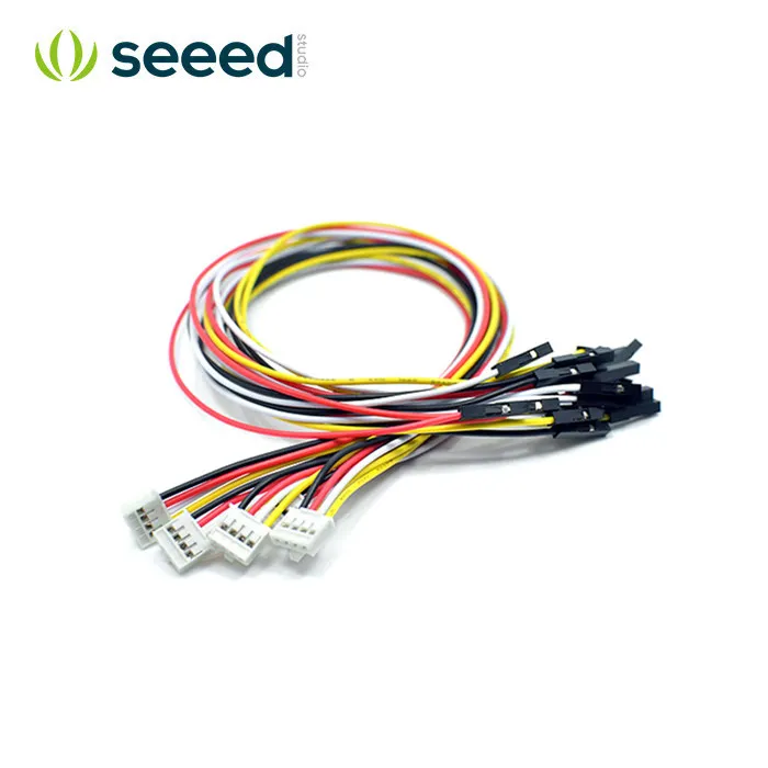 Seeedstudio Grove turn 4pin DuPont line mother 20CM cable 5 installed Grove - Universal 4 pin connector 90 Grove - 4pin