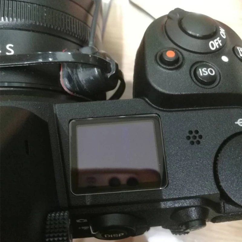 Selbst klebend beide Glas LCD Displays chutz folie Info Schulter Top Bildschirm Abdeckung für Nikon Z7ii Z6ii Z8 Z7 Z6 Z 7 6 III Z9 Kamera