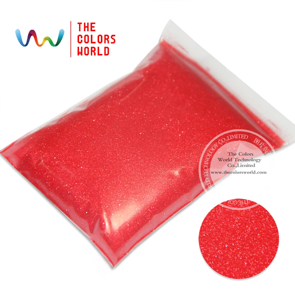 TCP06  Pearlescent  Red Colors 0.2MM  008 Size Solvent Resistant Glitter for nail gel nail polish or Other art Decoration