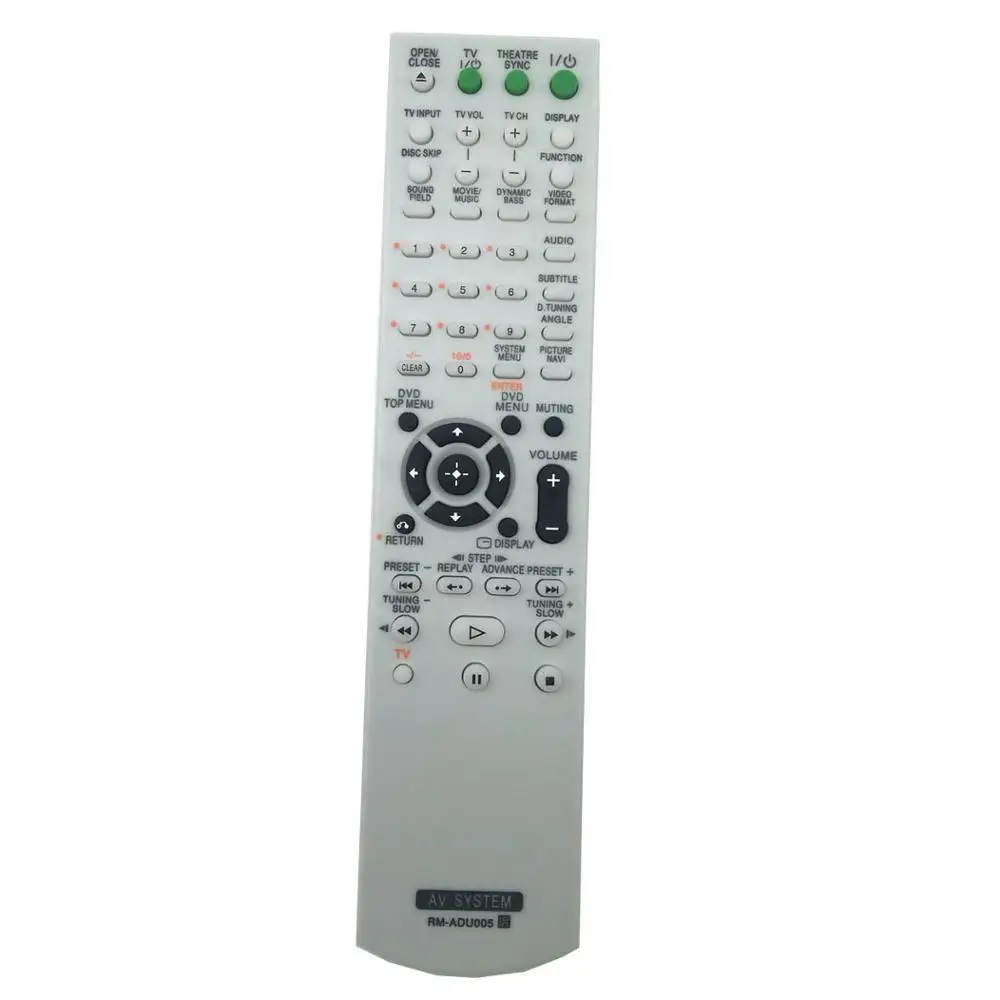 NOWOŚĆ DLA SONY RM-ADU005 RMADU005 DVD system kina domowego HCD-HDZ235 HCD-HDX665 DAV-DZ30 DAV-DZ530