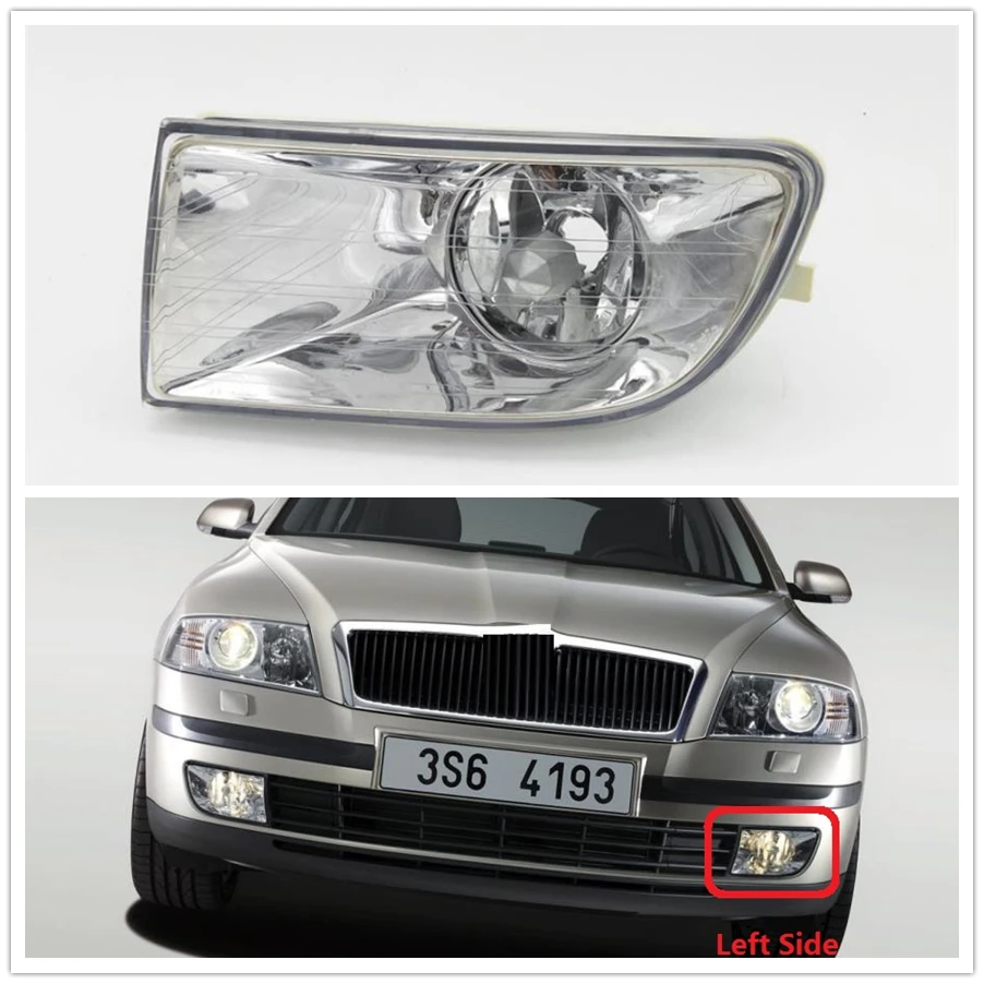 

Car Light For Skoda Octavia A5 MK2 Sedan Combi 2004 2005 2006 2007 2008 Car-styling Front Fog Light Fog Light Left Driver Side